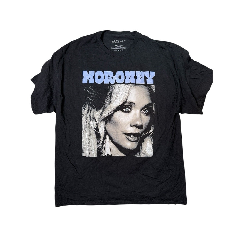 Megan Moroney Portrait Unisex Adult Black T-Shirt Full‎ Size XXL Hot Topic
